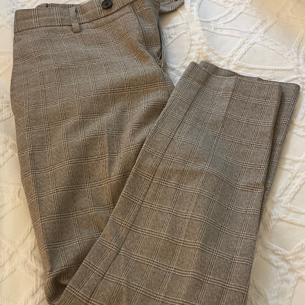 Banana Republic Tan Dress Pants Tailored Fit